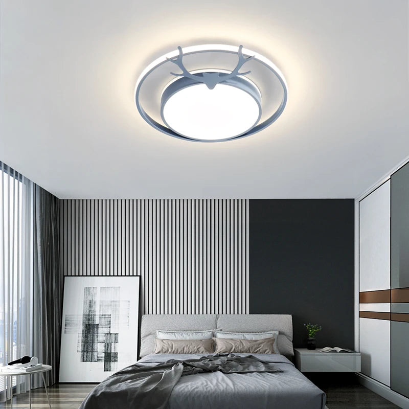 plafonnier moderne décoratif pour intérieur avec lumières led - vue 4 sur 10
