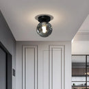 lampe de plafond nordique moderne boule de verre led