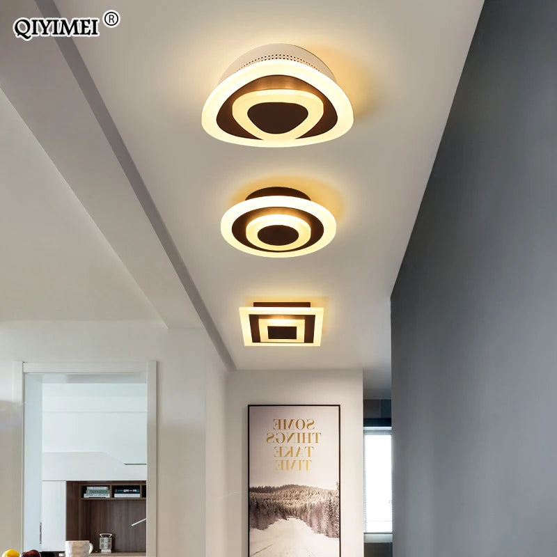 plafonnier led moderne éclairage maison luminaire décoratif - vue 2 sur 15