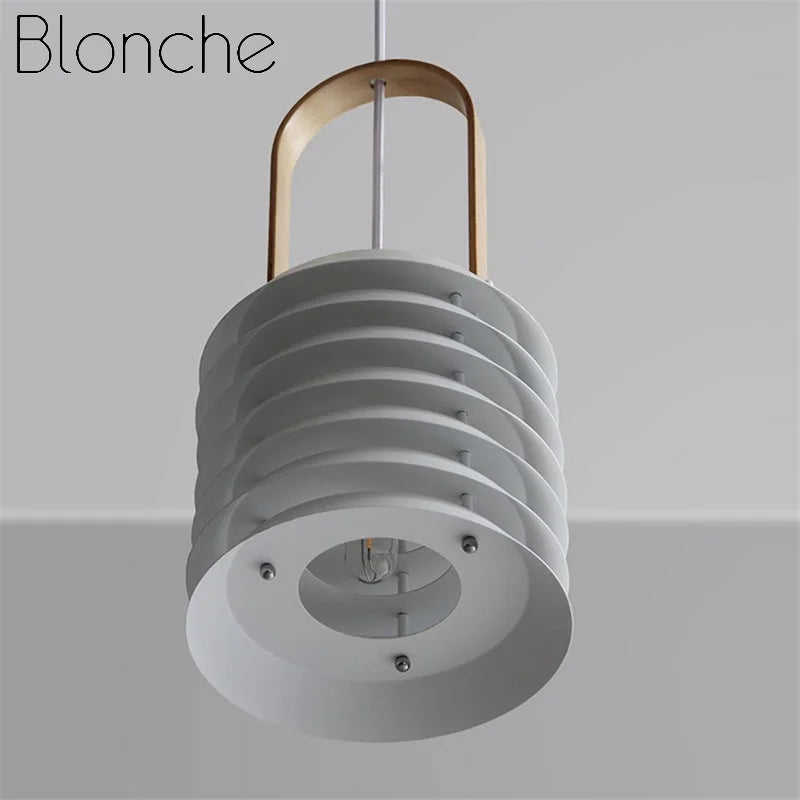 Moderne Laternen-Pendelleuchte für elegantes Interieur - vue 6 sur 9