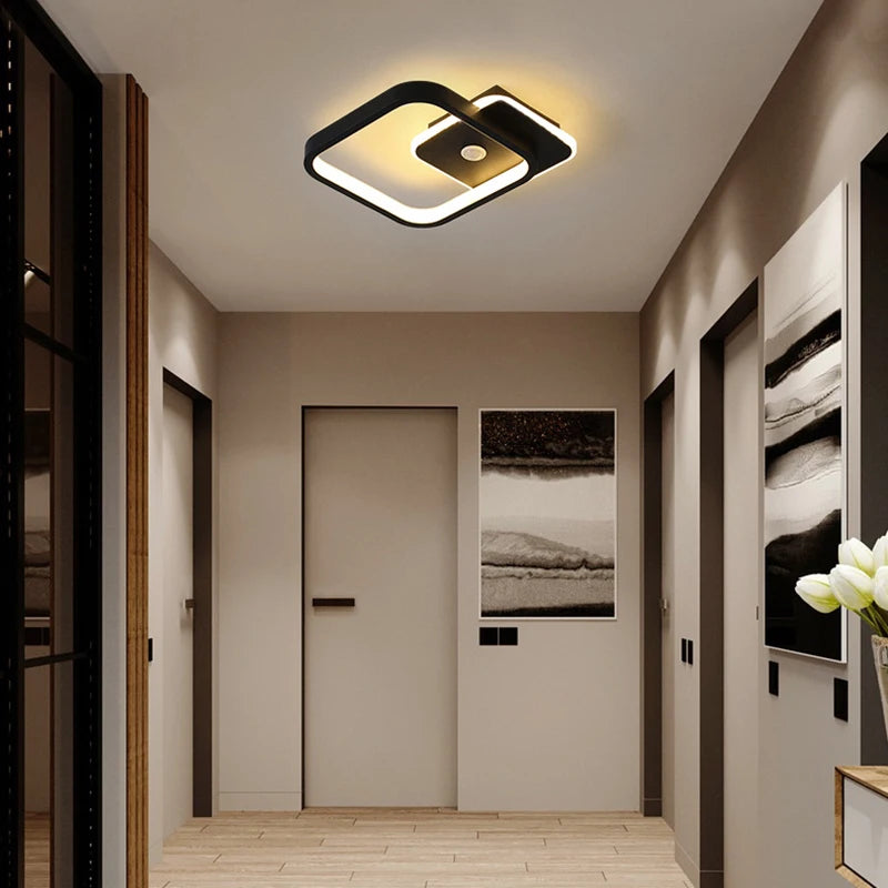 LED-Deckenleuchte mit Bewegungsmelder für den Innenbereich - vue 4 sur 12