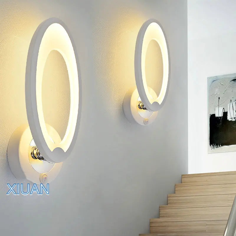 applique murale led moderne avec interrupteur minimaliste - vue 4 sur 12