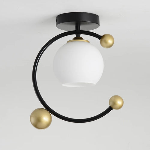 plafonnier moderne à leds pour hall d'entrée et balcon