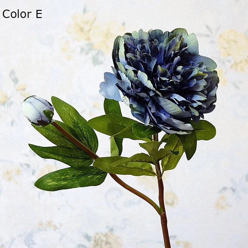 branche de fleurs artificielles de pivoine pour décoration élégante - vue 14 sur 13