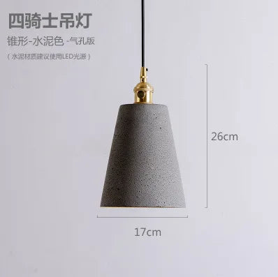 suspension industrielle en ciment pour table et bar - vue 23 sur 23