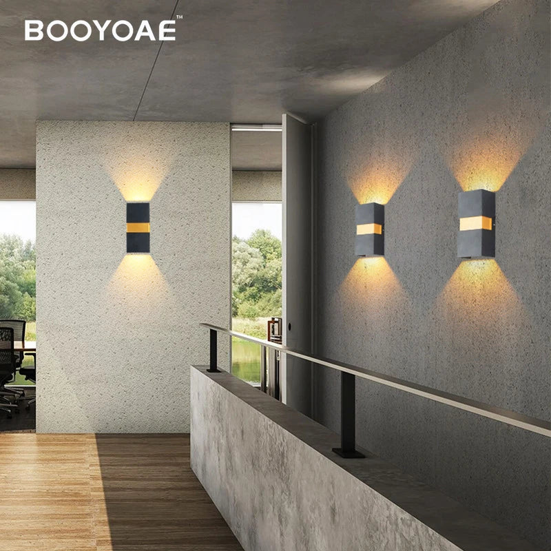 Éclairage extérieur LED Escalier Entrée Applique Murale Lampe Jardin Avant Stoep Terrasse Étanche IP54 Porte Phare Éclairage Mural - vue 3 sur 8