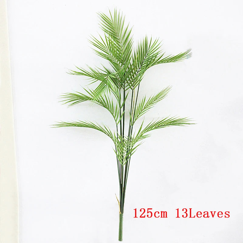 plantes tropicales palmier artificiel branches en plastique réalistes - vue 12 sur 12