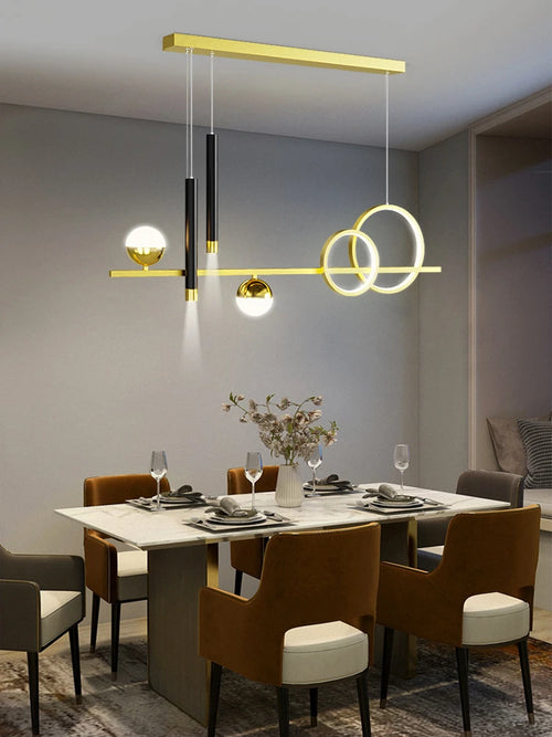 lustre de luxe nordique lumière led moderne créatif