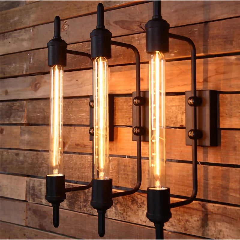 suspension vintage industrielle avec ampoule edison pour restaurant - vue 5 sur 8