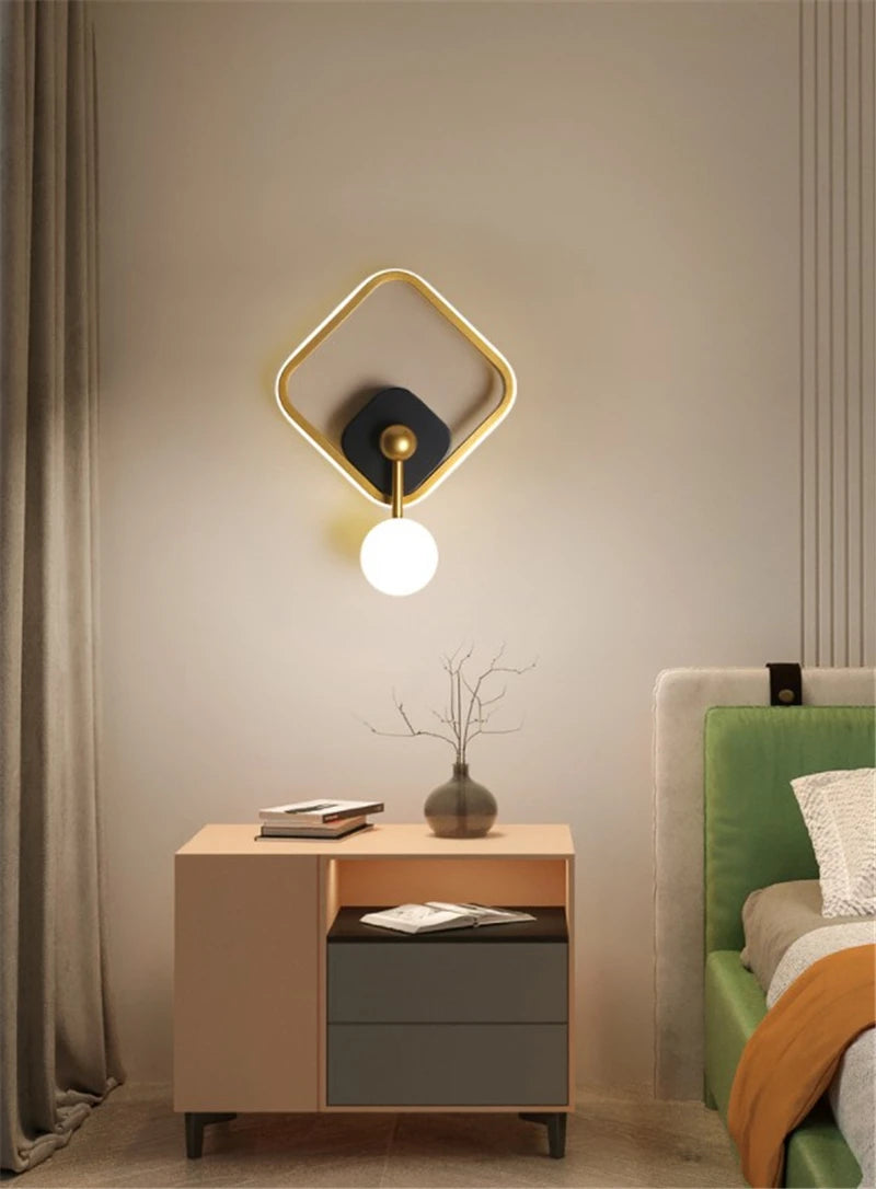 applique murale à led pour un éclairage moderne intérieur - vue 5 sur 8