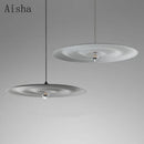 Minimalistische Pendelleuchte aus Eisen für moderne Innendekoration