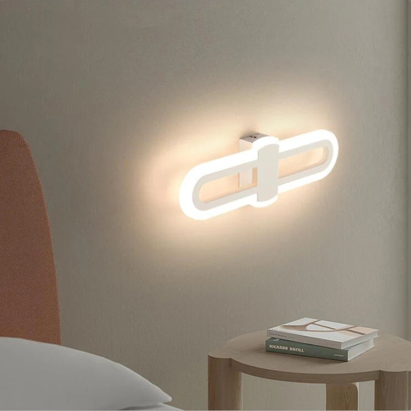 applique murale led moderne pour décoration allée couloir