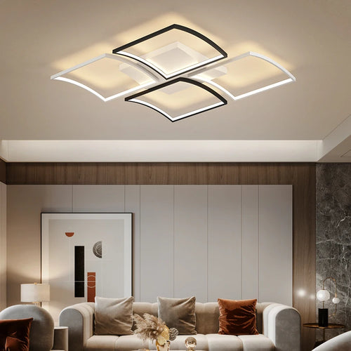 LED-Kronleuchter aus Aluminium für Innenräume und Gewerbeflächen