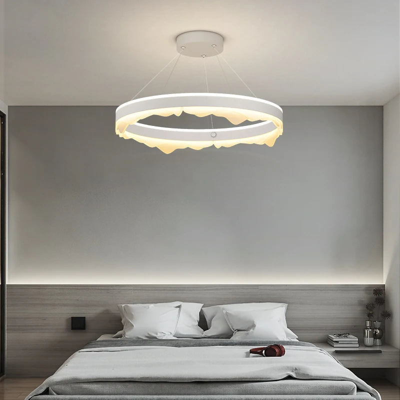 lustre rond créatif de luxe moderne pour décoration maison - vue 6 sur 14