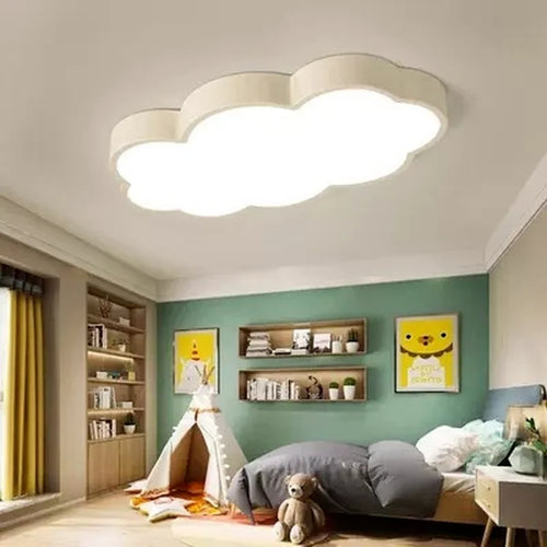 Moderne LED-Deckenleuchte in Wolkenform für die Innendekoration - vue 2 sur 5