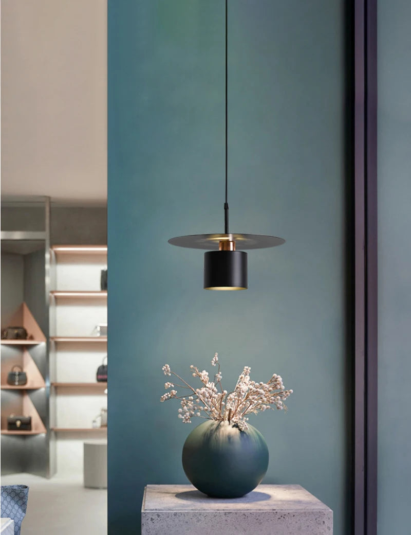 suspension créative à led moderne en fer décoratif - vue 3 sur 7