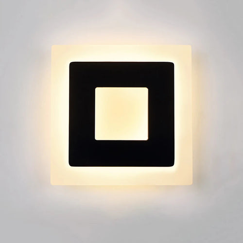 Moderne LED-Deckenleuchte aus Acryl für dekorative Innenräume - vue 6 sur 6