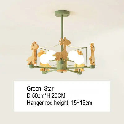 Suspension LED diamant bois Etoile - vue 11 sur 11