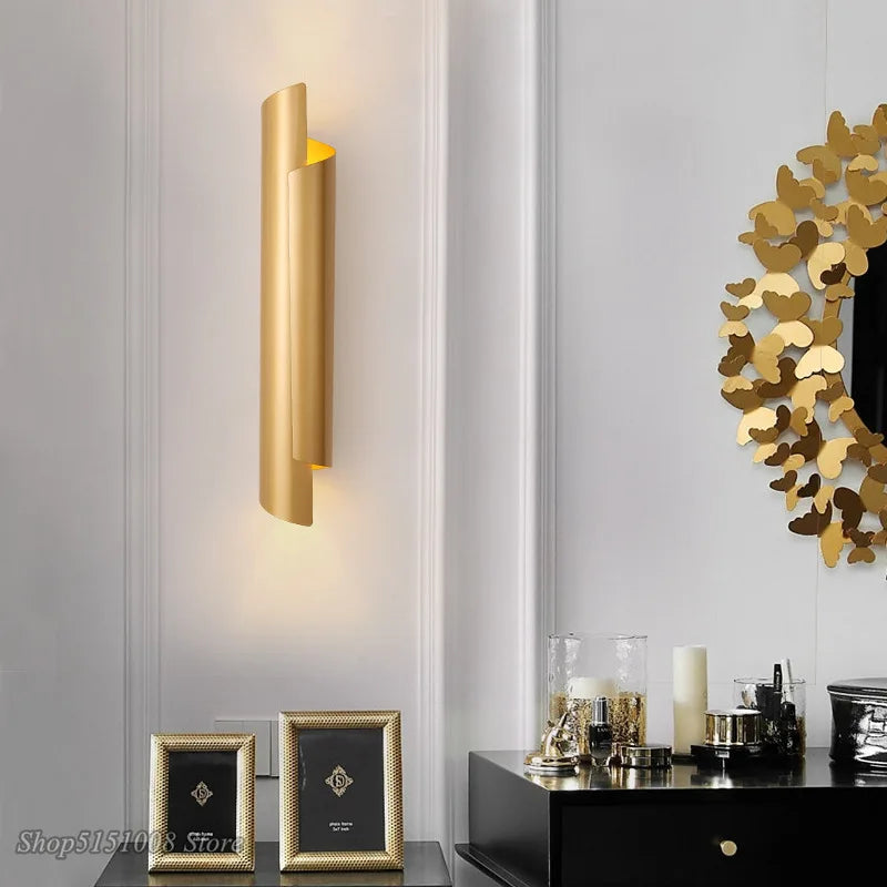 applique murale nordique en métal design moderne luminaire industriel décoratif
