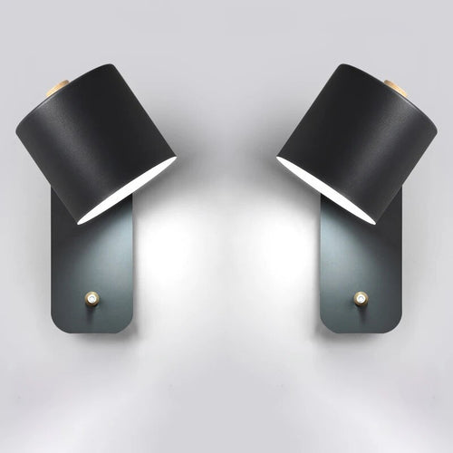 LED-Wandleuchte modern für Treppenhaus, Wohnzimmer und Flur mit Schalter - vue 14 sur 14
