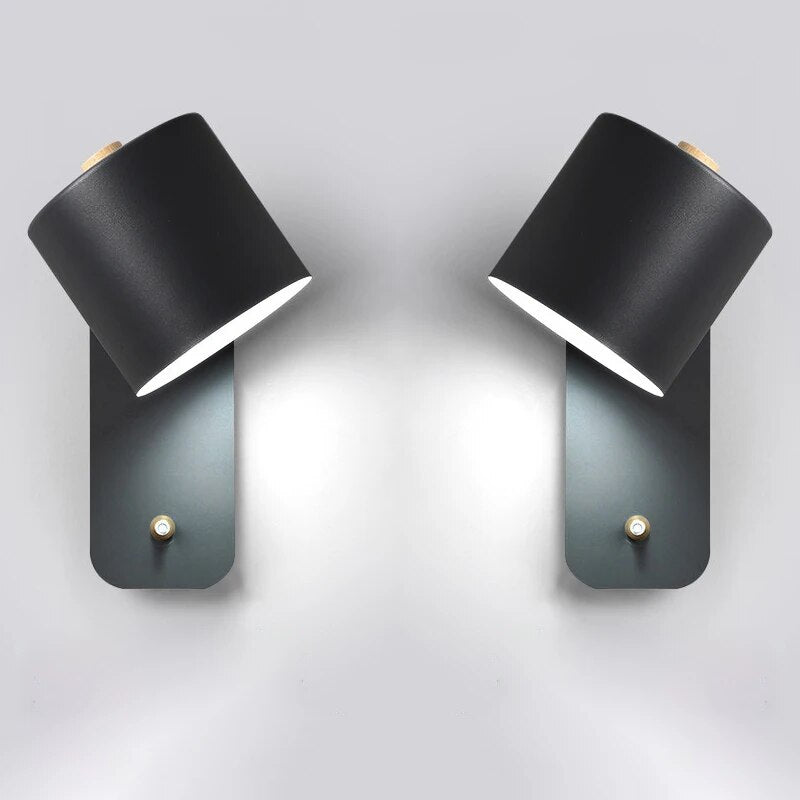LED-Wandleuchte modern für Treppenhaus, Wohnzimmer und Flur mit Schalter - vue 13 sur 14