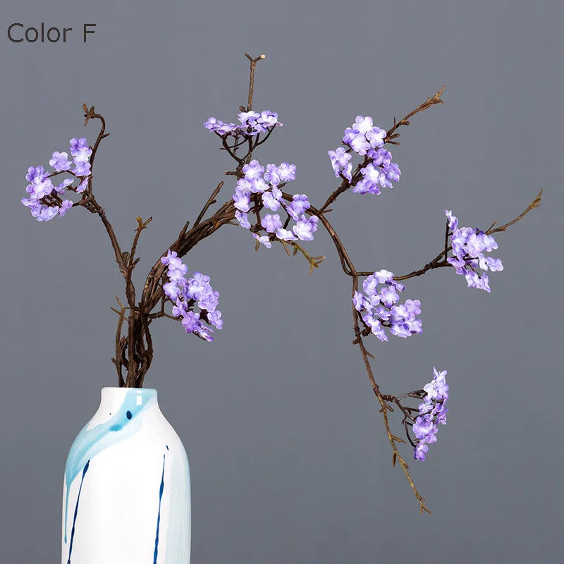 branche de fleurs artificielles de cerisier pour décoration automnale - vue 12 sur 17