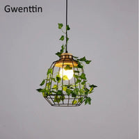 Moderne Pendelleuchte aus Holz mit LED-Beleuchtung für Pflanzen