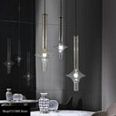 lampes suspendues post-modernes nordiques en verre de luxe
