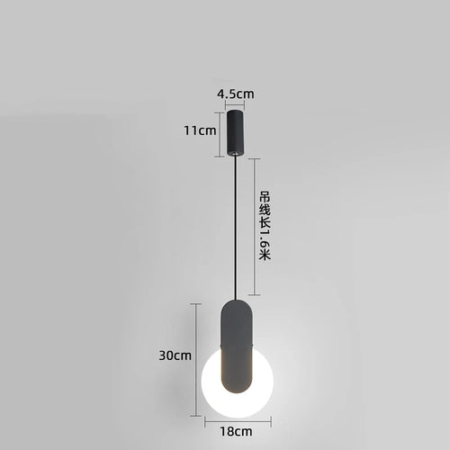 Moderne LED-Pendelleuchte für elegante Innenraumdekoration - vue 9 sur 12