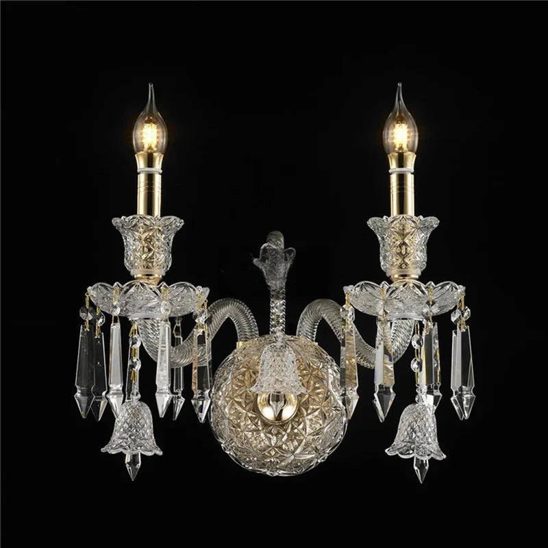 lustre en cristal européen pour décoration moderne et élégante - vue 6 sur 25