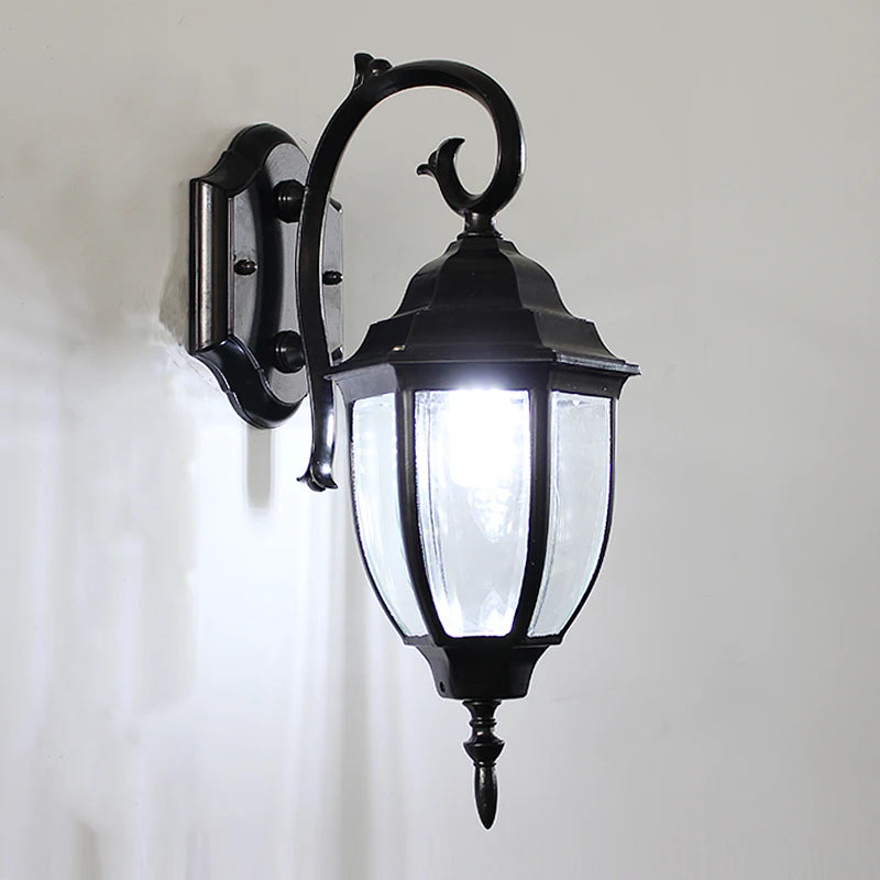 applique murale extérieure étanche style européen rétro et simple - vue 4 sur 8