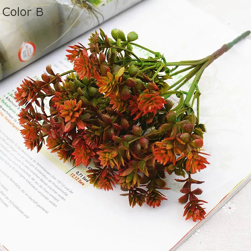 28 têtes de plantes succulentes artificielles pour décoration mariage jardin - vue 7 sur 12