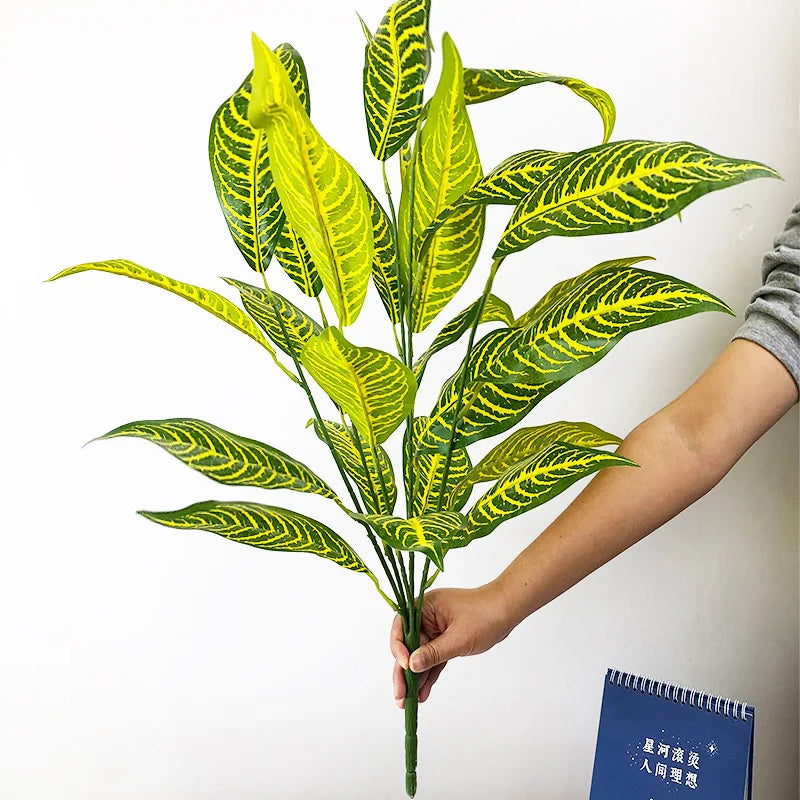 grand arbre artificiel monstera tropical pour décoration intérieure et jardin - vue 9 sur 13