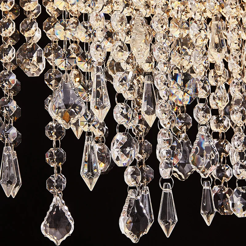 lustre moderne en cristal pour décoration intérieure élégante - vue 7 sur 10