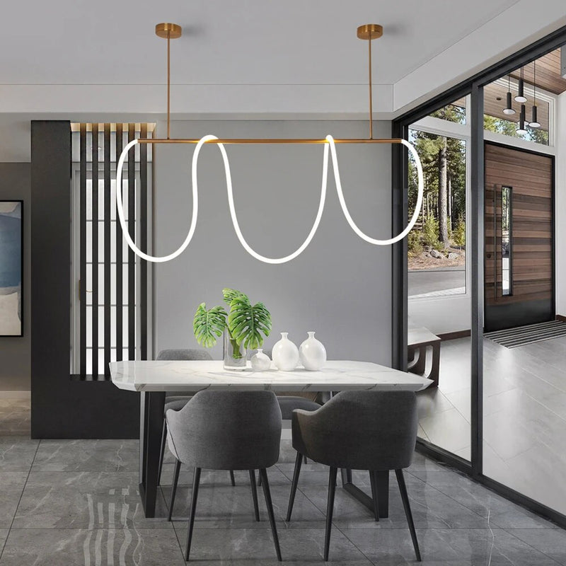 lampes lumière led suspension moderne