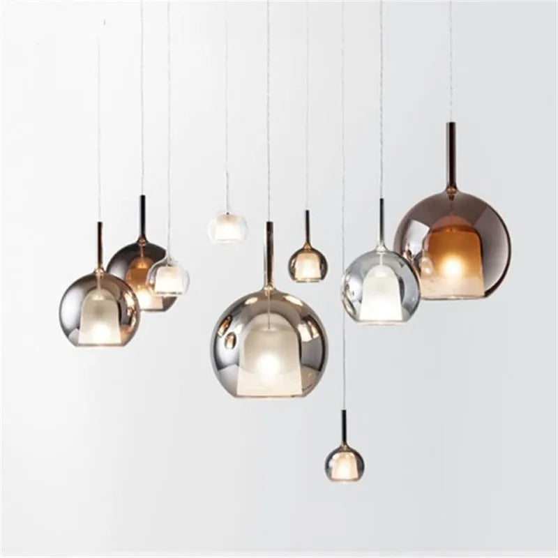 Suspension design moderne nordique en verre design penta glo - vue 4 sur 14