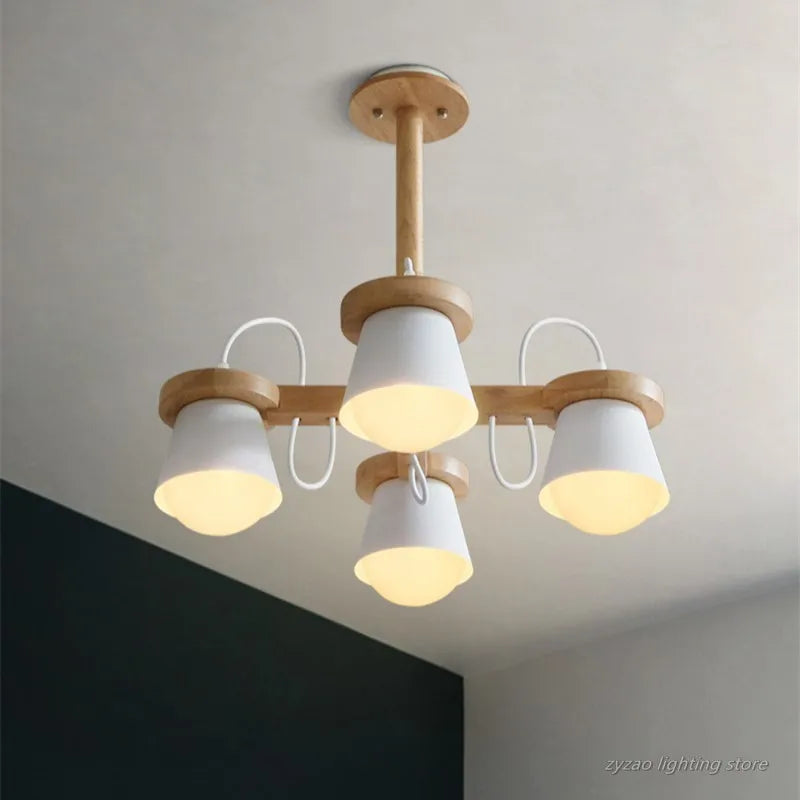 suspension en bois nordique pour décoration intérieure élégante - vue 5 sur 14