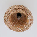 plafonnier rétro style chinois fait main tissage bambou créatif
