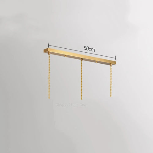 Moderne LED-Pendelleuchte aus Glas, schlichtes Design - vue 12 sur 12