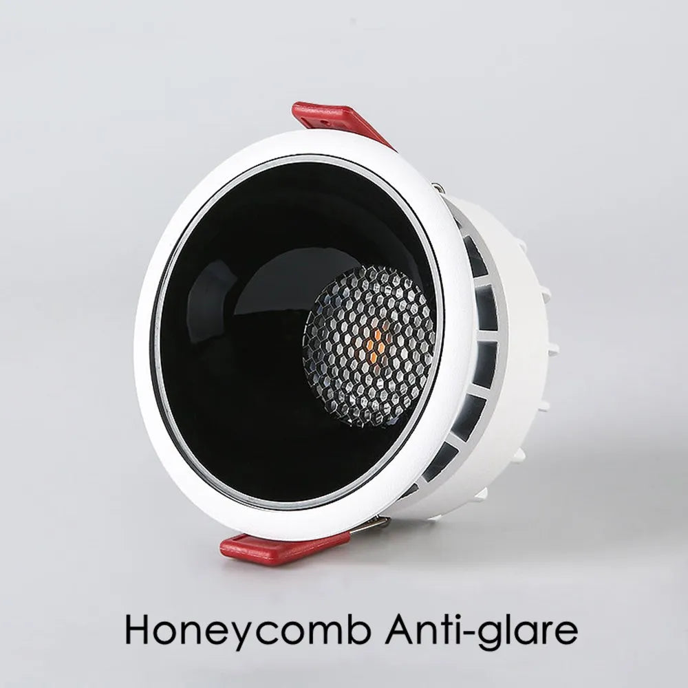 spot led encastrable plafond nid d'abeille sans éblouissement - vue 4 sur 9
