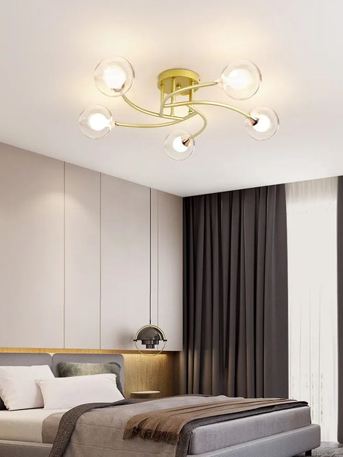 Moderne und schlichte Deckenleuchten im nordischen Stil – Kreatives Design - vue 4 sur 17