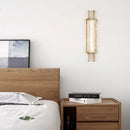 Moderne LED-Wandleuchte aus klarem Kristall für den Innenbereich
