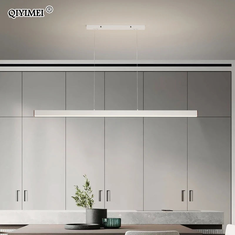 lustre led moderne pour décoration intérieure maison bar - vue 6 sur 16
