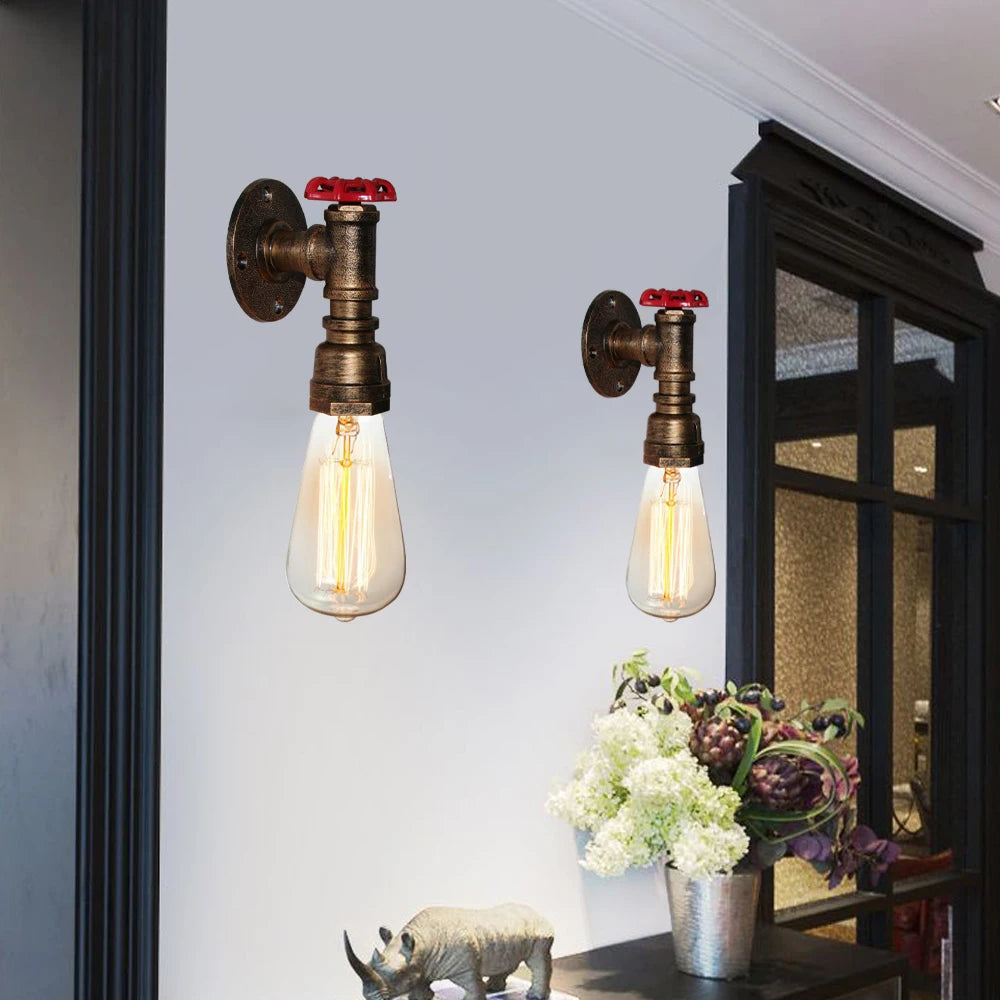 Applique murale led rétro industrielle style loft pour restaurant et bar - vue 3 sur 9