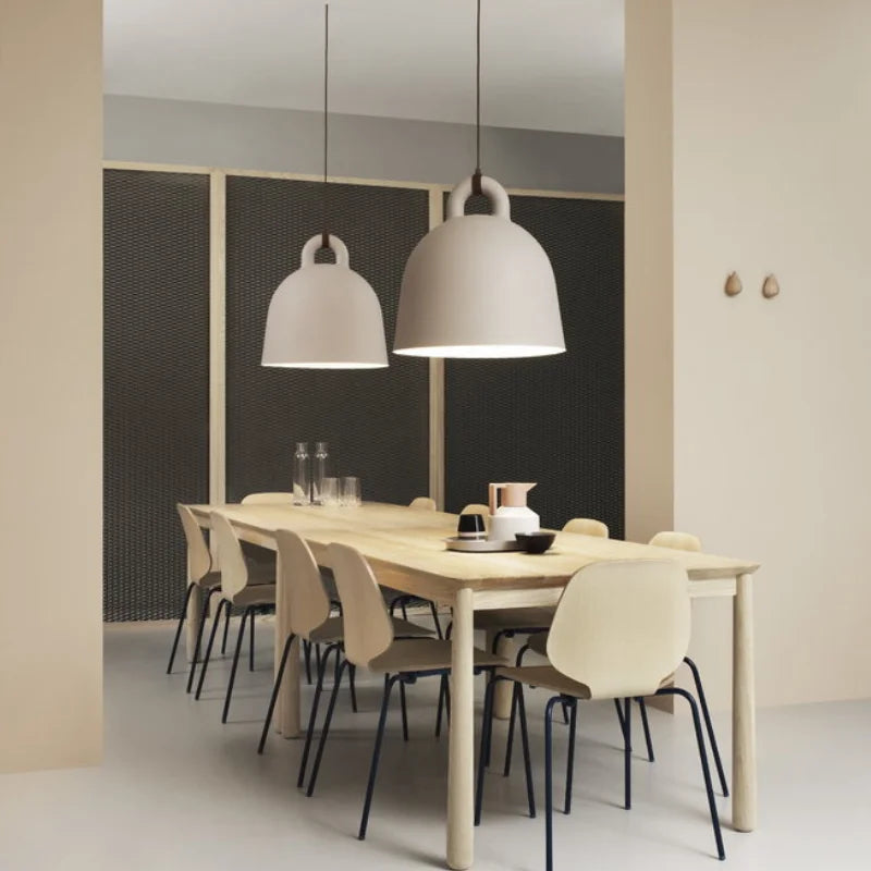 lustre de restaurant postmoderne design danois lampes suspendues romantiques - vue 5 sur 9