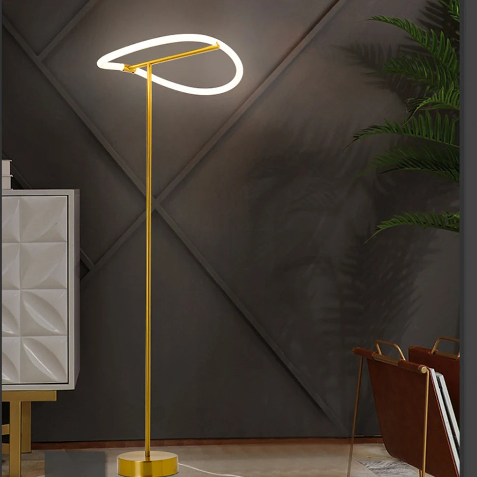 LED postmoderne musique Notes LED lumière lampadaire foyer étude - vue 4 sur 21