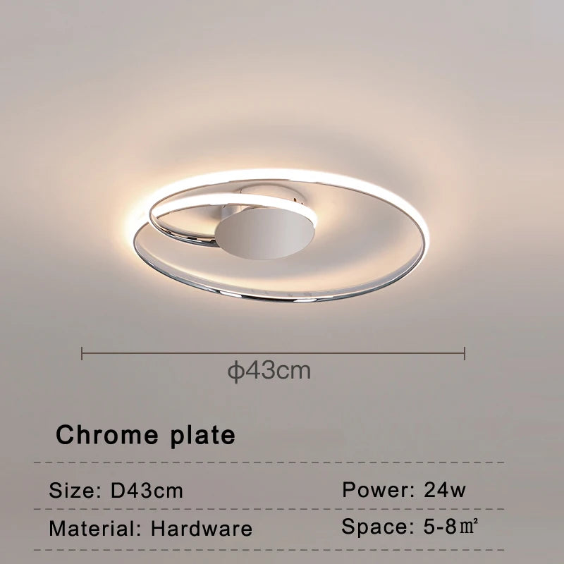 Moderne LED-Deckenleuchte für stilvolle Wohnraumgestaltung - vue 10 sur 10