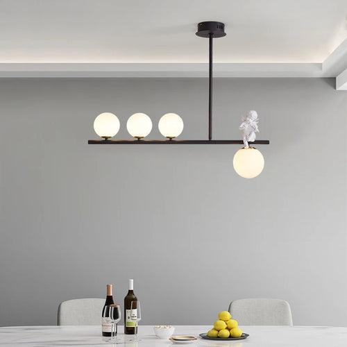 lustre moderne en verre design pour décoration intérieure