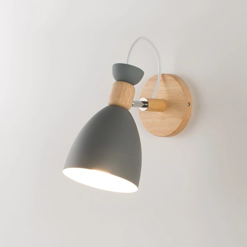 Moderne nordische Wandleuchte minimalistisch Macaron LED - vue 8 sur 11