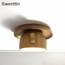 Nordische Deckenleuchte aus Holz modernes Design dekorative Leuchte